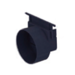 Afvoergoot Eind of Beginstuk Lichtgrijs Ø 110 mm