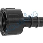 PE Insteekkoppeling 2 delig ½" Binnendraad x 16 mm Tule